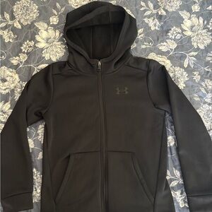 Under Armour Kids Black zip up Hoodie
